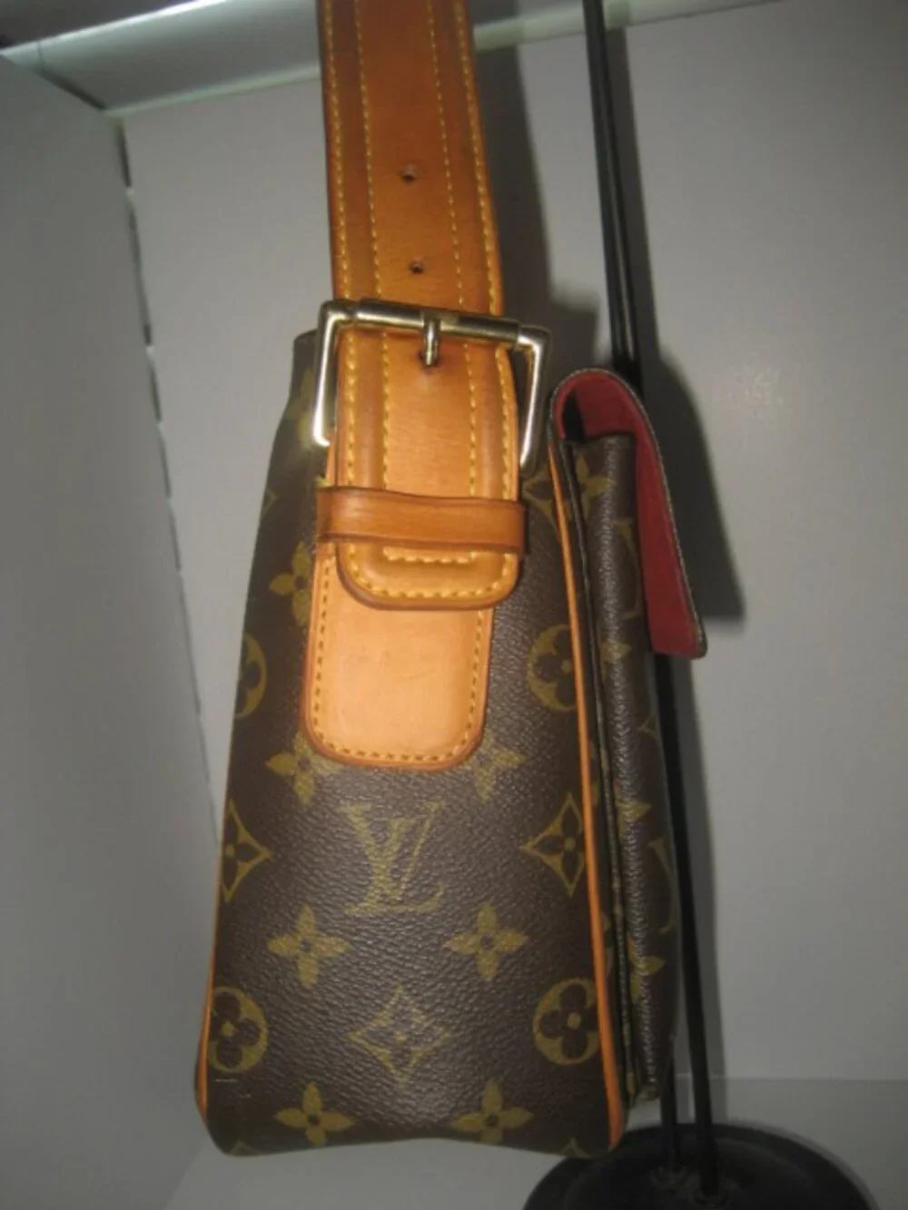 Louis Vuitton Monogram Viva Cite GM Shoulder / Handbag Purse Double Pouch bag